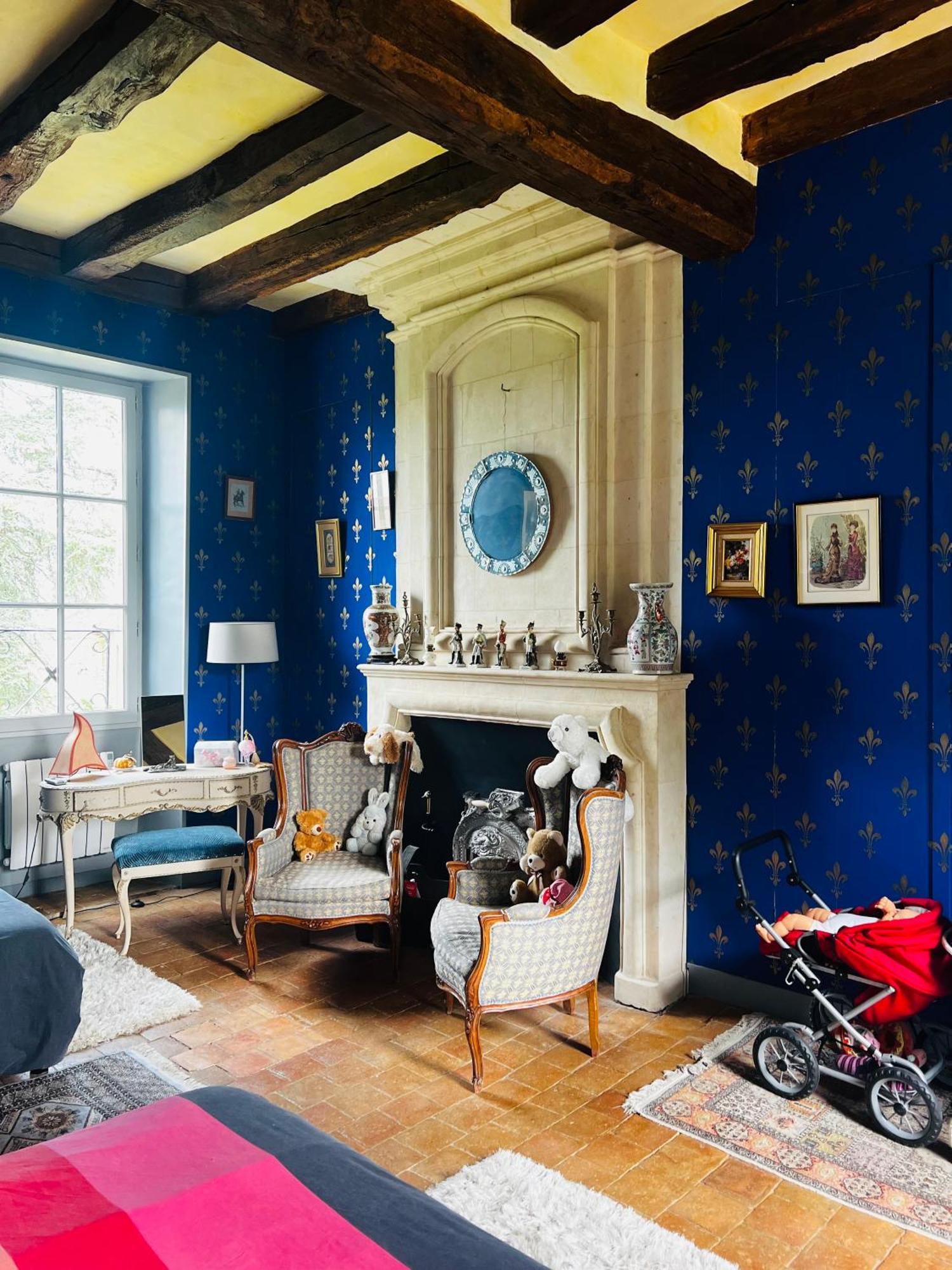 Chateau De La Thibaudiere Bois Savary - Chambre Familiale Du Roi Allonnes  Exterior foto